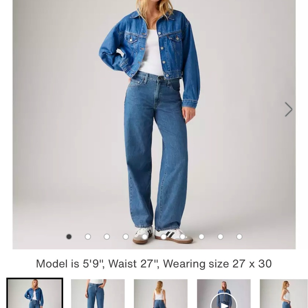 Levi’s baggy dad jean in color “hold my purse” size 29Wx30L